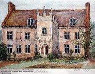 Hobden Hall was painted by the Corbett's friend Mrs Aldham