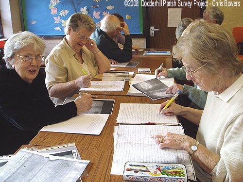 The Transcribing Group at work