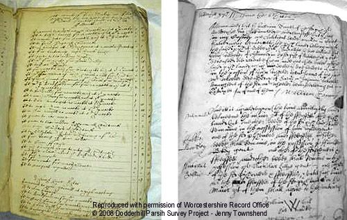 Churchwarden's documents 1655 & 1656 Churchwarden's documents 1655 & 1656