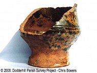 C16th Malvernian pot © Dodderhill Parish Survey Project