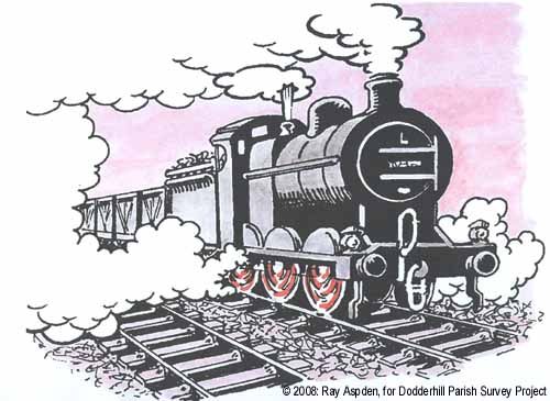 Train cartoon © 2008 Ray Aspden