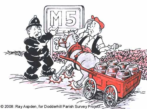 M5 cartoon © Ray Aspden